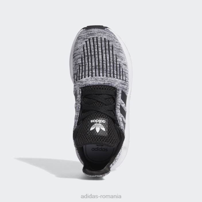 Adidas pantofi swift run negri eleganti copii alb negru 2JBN11426