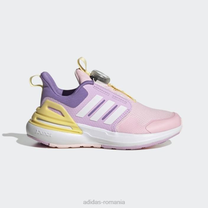 Adidas rapidasport bounce boa pantofi cu inchidere roz copii roz/alb/liliac 2JBN17924