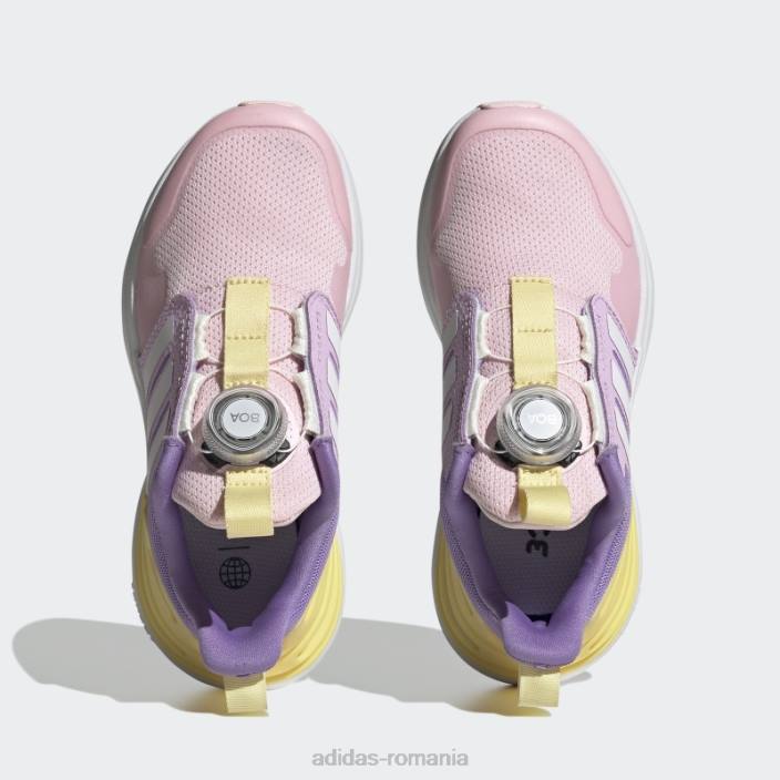 Adidas rapidasport bounce boa pantofi cu inchidere roz copii roz/alb/liliac 2JBN17924