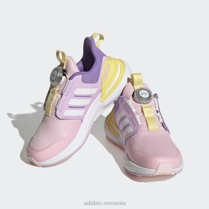 Adidas rapidasport bounce boa pantofi cu inchidere roz copii roz/alb/liliac 2JBN17924