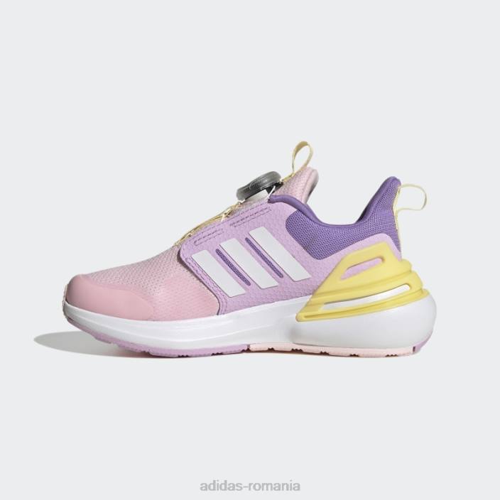 Adidas rapidasport bounce boa pantofi cu inchidere roz copii roz/alb/liliac 2JBN17924