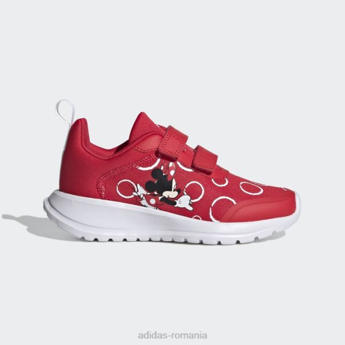 Adidas ray red x disney mickey and minnie tensaur pantofi moda copii rază roșie/albă 2JBN18090