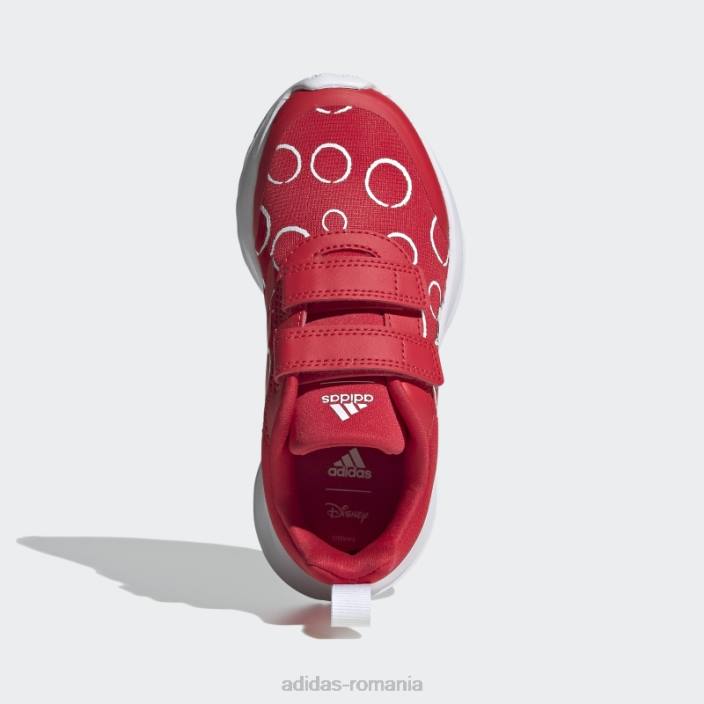 Adidas ray red x disney mickey and minnie tensaur pantofi moda copii rază roșie/albă 2JBN18090