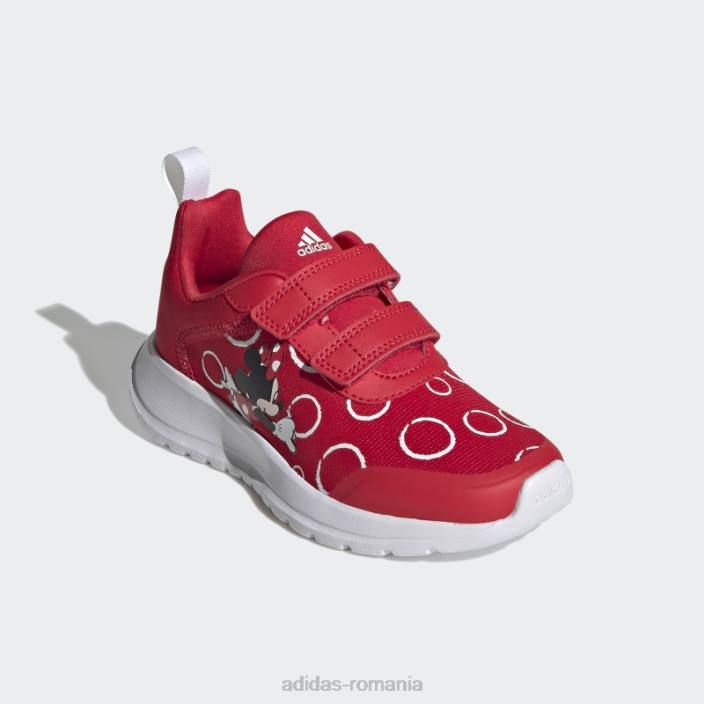 Adidas ray red x disney mickey and minnie tensaur pantofi moda copii rază roșie/albă 2JBN18090