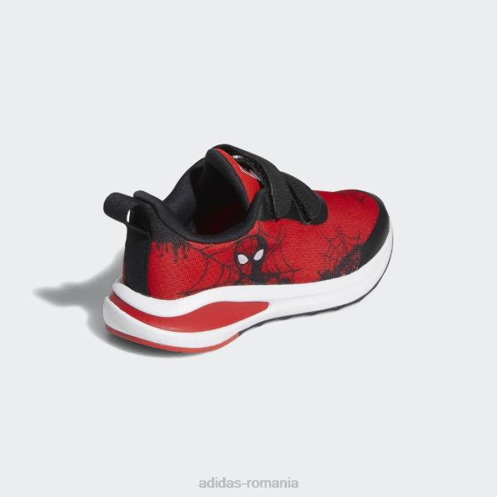 Adidas red x marvel spider-man fortarun pantofi fierbinti copii roșu/negru/alb 2JBN18192