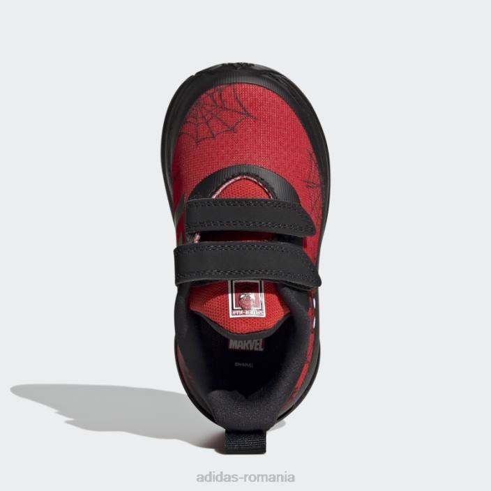 Adidas red x marvel spider-man fortarun pantofi moda copii roșu/negru/alb 2JBN18172