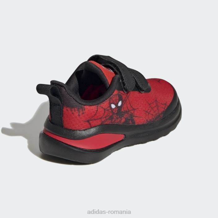 Adidas red x marvel spider-man fortarun pantofi moda copii roșu/negru/alb 2JBN18172