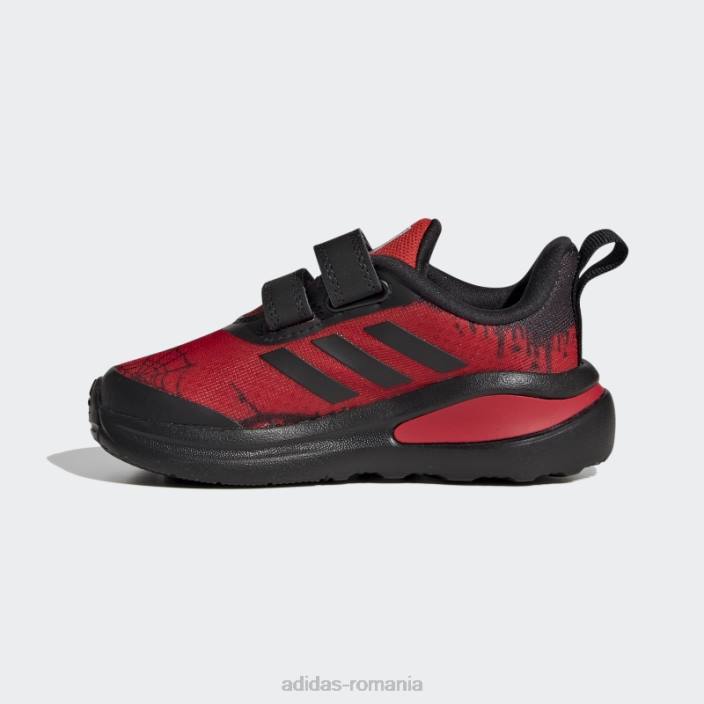 Adidas red x marvel spider-man fortarun pantofi moda copii roșu/negru/alb 2JBN18172