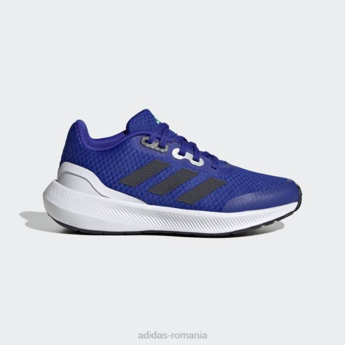 Adidas runfalcon 3 pantofi dantela albastru copii albastru/cerneală/alb 2JBN18014