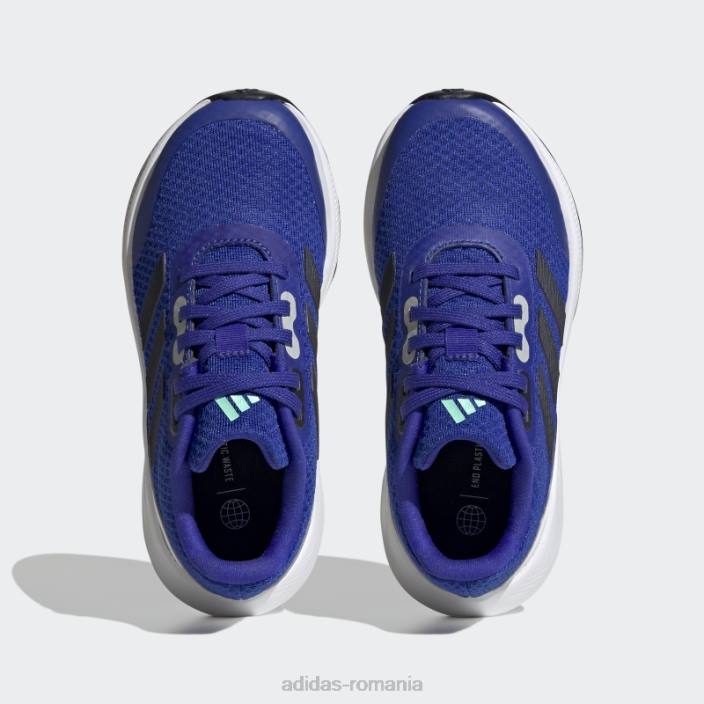Adidas runfalcon 3 pantofi dantela albastru copii albastru/cerneală/alb 2JBN18014