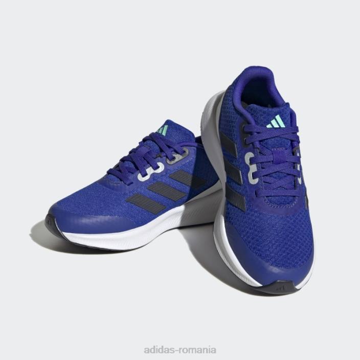 Adidas runfalcon 3 pantofi dantela albastru copii albastru/cerneală/alb 2JBN18014