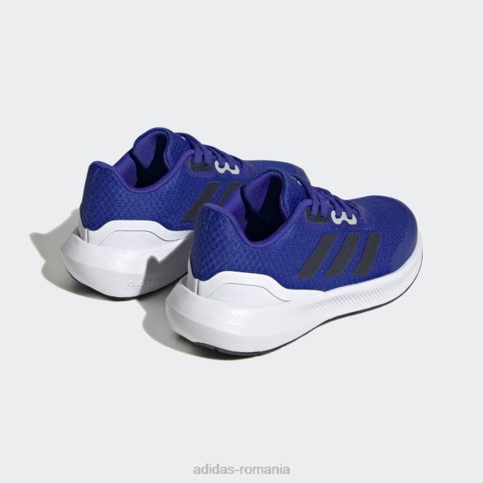 Adidas runfalcon 3 pantofi dantela albastru copii albastru/cerneală/alb 2JBN18014