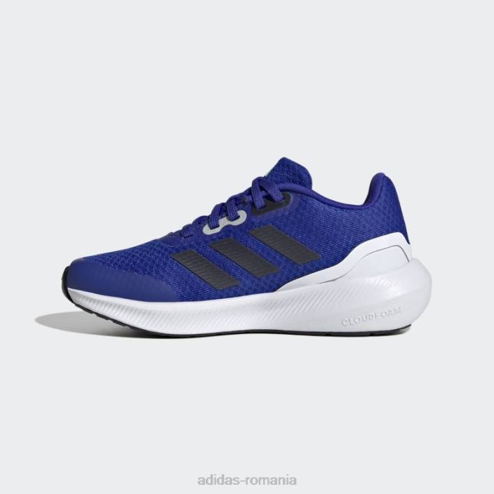 Adidas runfalcon 3 pantofi dantela albastru copii albastru/cerneală/alb 2JBN18014