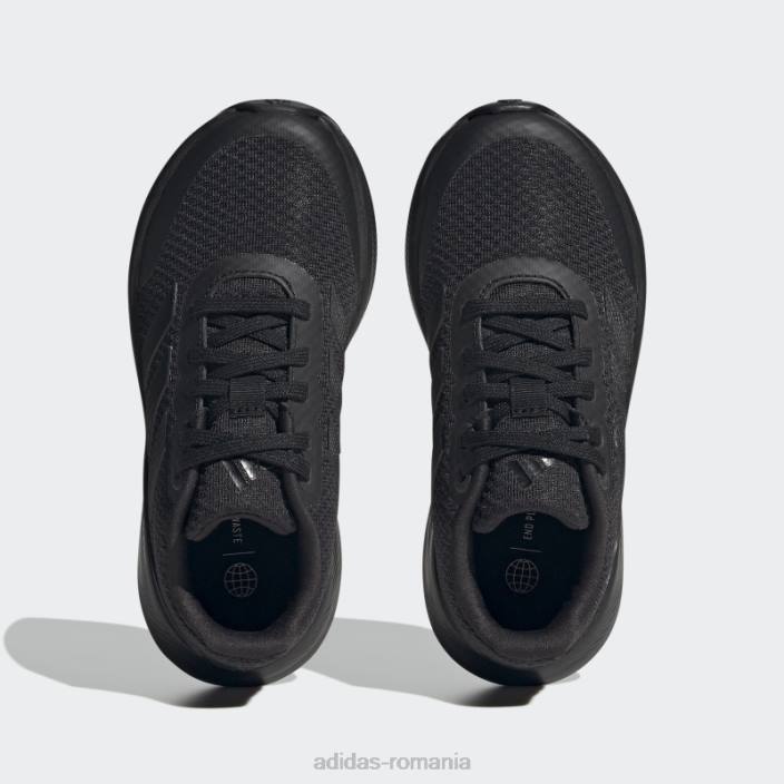 Adidas runfalcon 3 pantofi dantela negri copii negru 2JBN17809