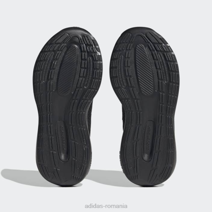 Adidas runfalcon 3 pantofi dantela negri copii negru 2JBN17809