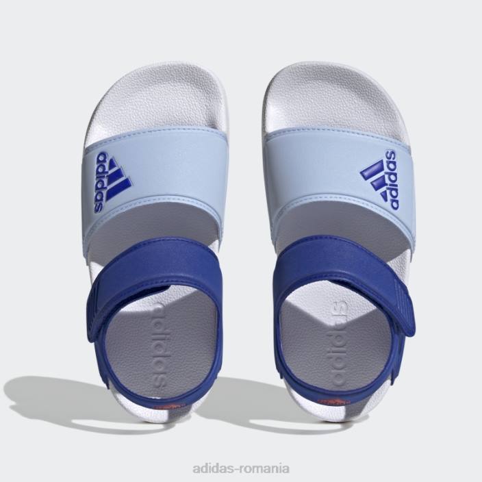 Adidas sandale adilette albastre copii albastru/albastru zori/rosu 2JBN17650