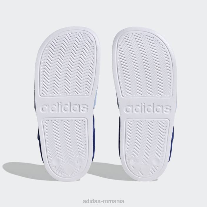 Adidas sandale adilette albastre copii albastru/albastru zori/rosu 2JBN17650