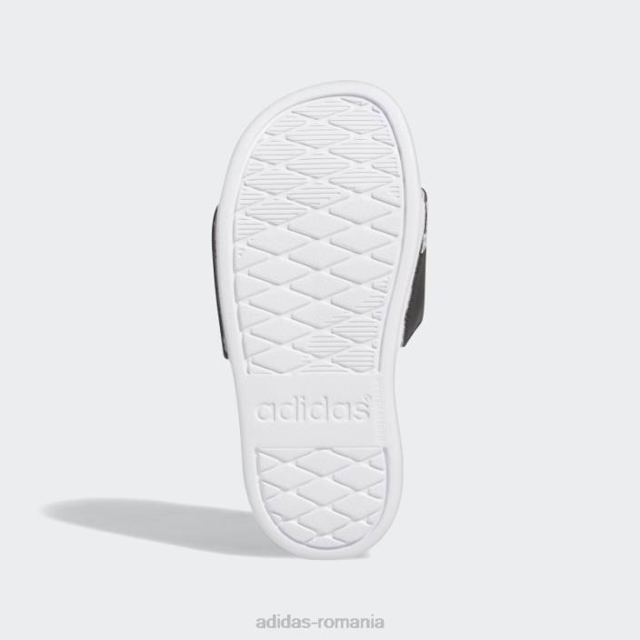 Adidas sandale adilette comfort negru/alb copii alb negru 2JBN11072