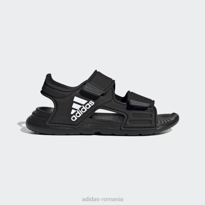 Adidas sandale altaswim adidas negre copii negru/alb/gri 2JBN3546