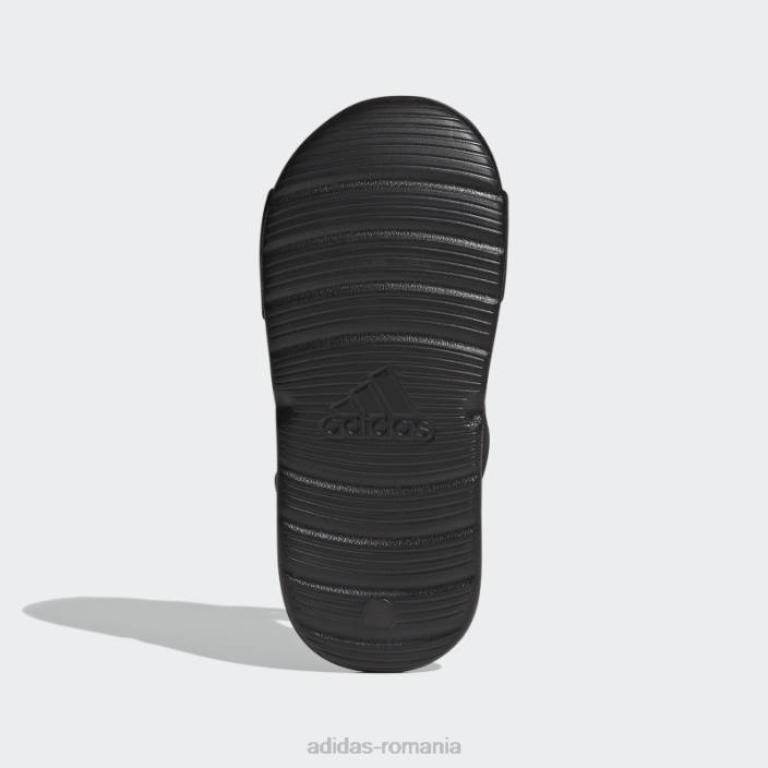 Adidas sandale altaswim negre copii negru/alb/gri 2JBN17833