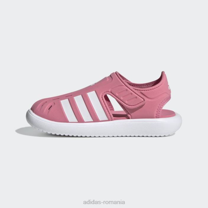 Adidas sandale de apă cu vârf închis de vară ton trandafir copii ton trandafir/alb 2JBN18107