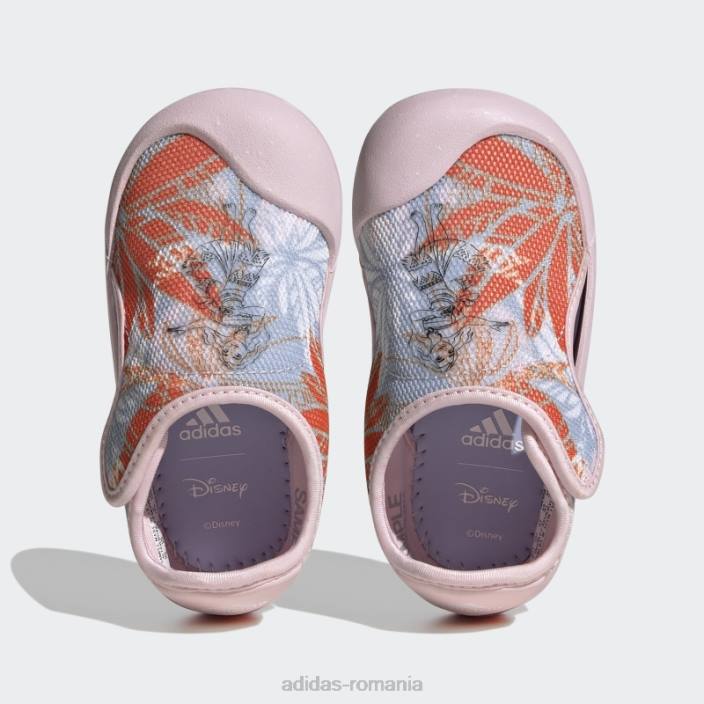 Adidas sandale de înot moana roz x disney altaventure 2.0 copii roz/alb/portocaliu 2JBN17865