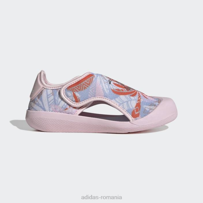 Adidas sandale de înot moana roz x disney altaventure 2.0 fierbinte copii roz/alb/portocaliu 2JBN18231