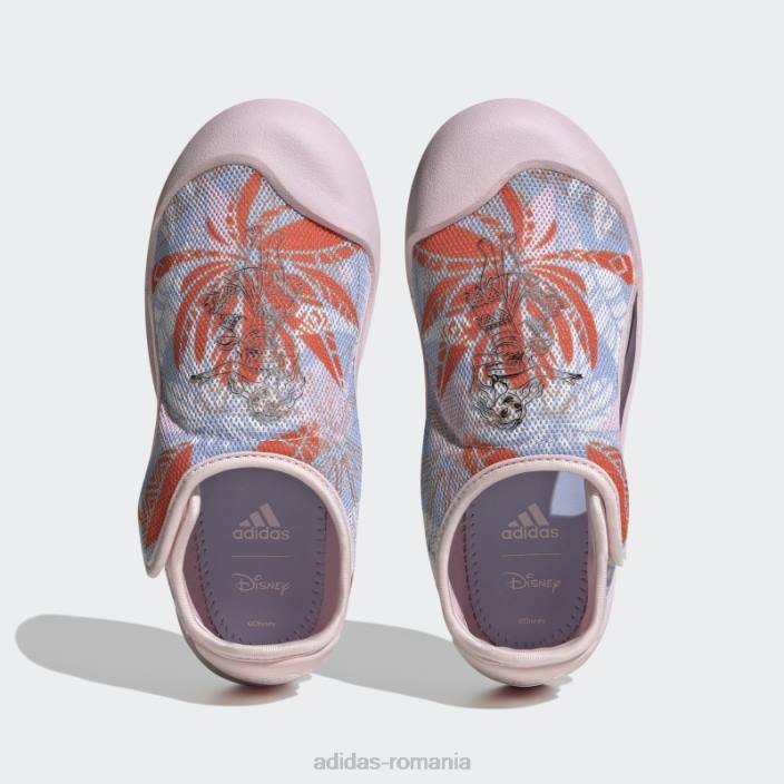 Adidas sandale de înot moana roz x disney altaventure 2.0 fierbinte copii roz/alb/portocaliu 2JBN18231