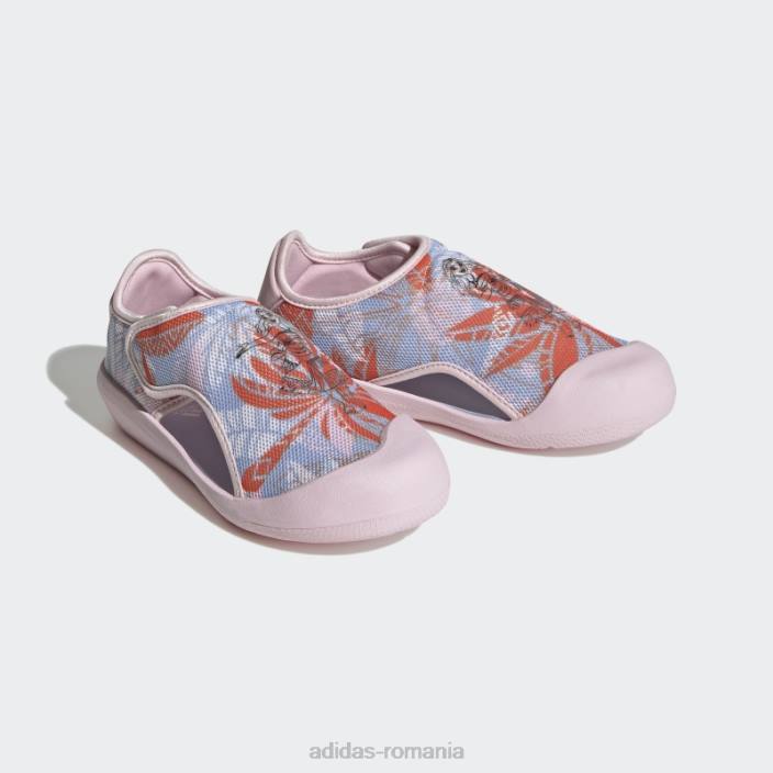Adidas sandale de înot moana roz x disney altaventure 2.0 fierbinte copii roz/alb/portocaliu 2JBN18231