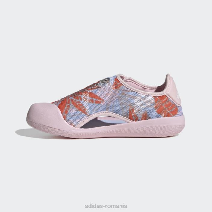 Adidas sandale de înot moana roz x disney altaventure 2.0 fierbinte copii roz/alb/portocaliu 2JBN18231