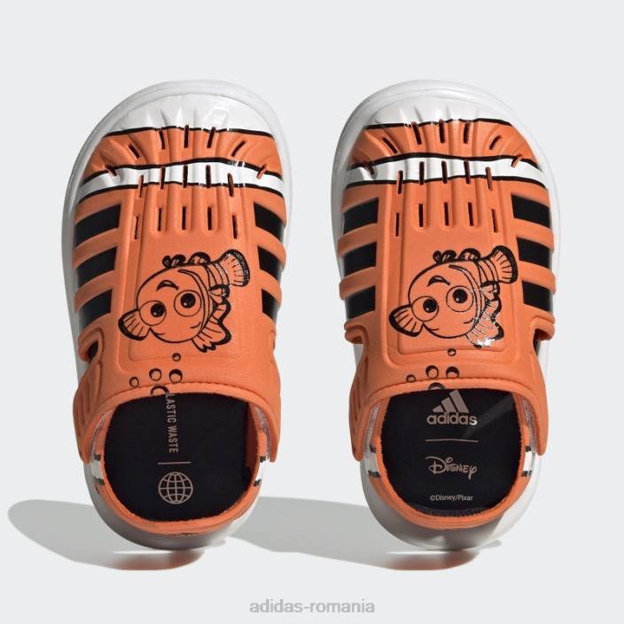 Adidas sandale de vara cu varf inchis finding Nemo alb elegant copii portocaliu/negru/alb 2JBN18036