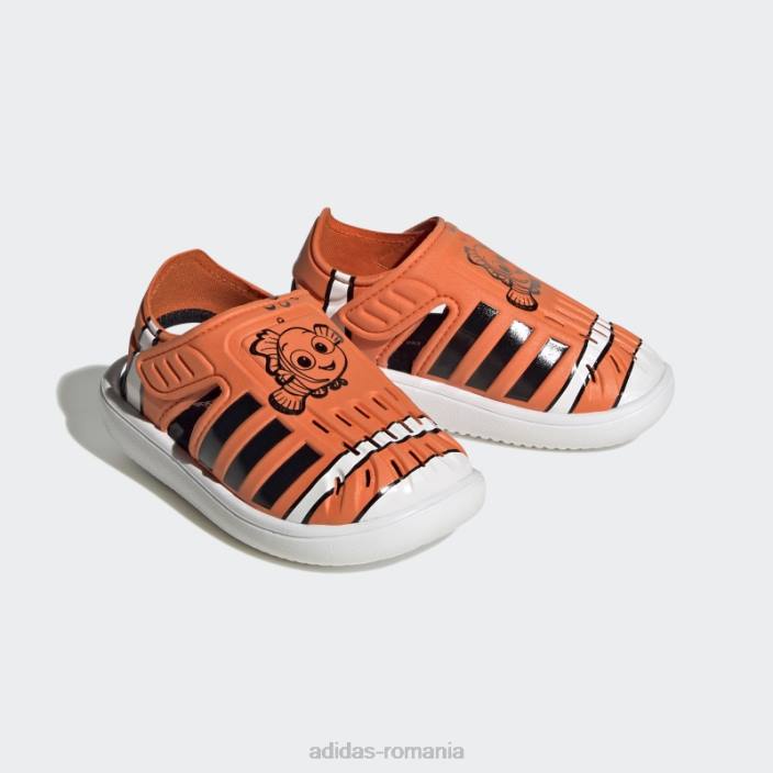 Adidas sandale de vara cu varf inchis finding Nemo alb elegant copii portocaliu/negru/alb 2JBN18036