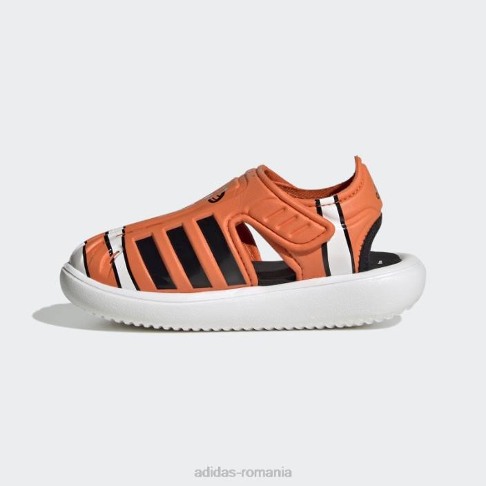 Adidas sandale de vara cu varf inchis finding Nemo alb elegant copii portocaliu/negru/alb 2JBN18036