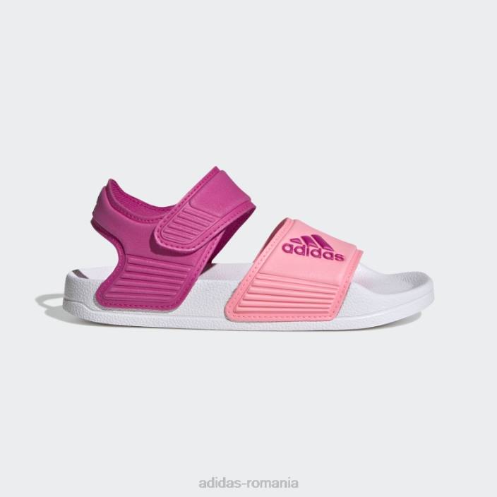Adidas sandale fucsia adilette adidas copii fucsia/roz fascicul/mentă 2JBN17721