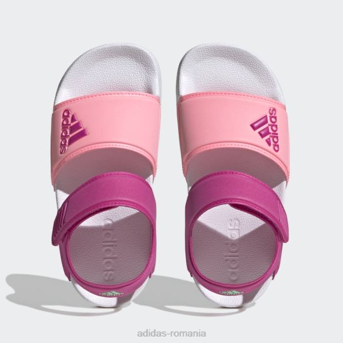 Adidas sandale fucsia adilette adidas copii fucsia/roz fascicul/mentă 2JBN17721