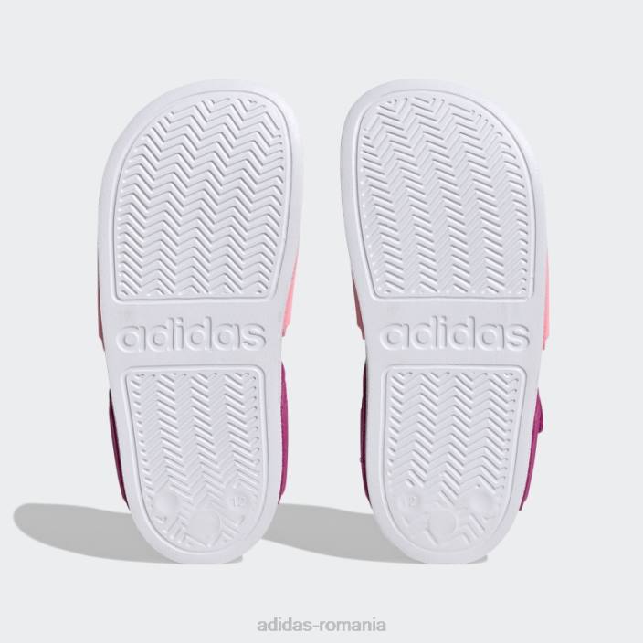 Adidas sandale fucsia adilette adidas copii fucsia/roz fascicul/mentă 2JBN17721