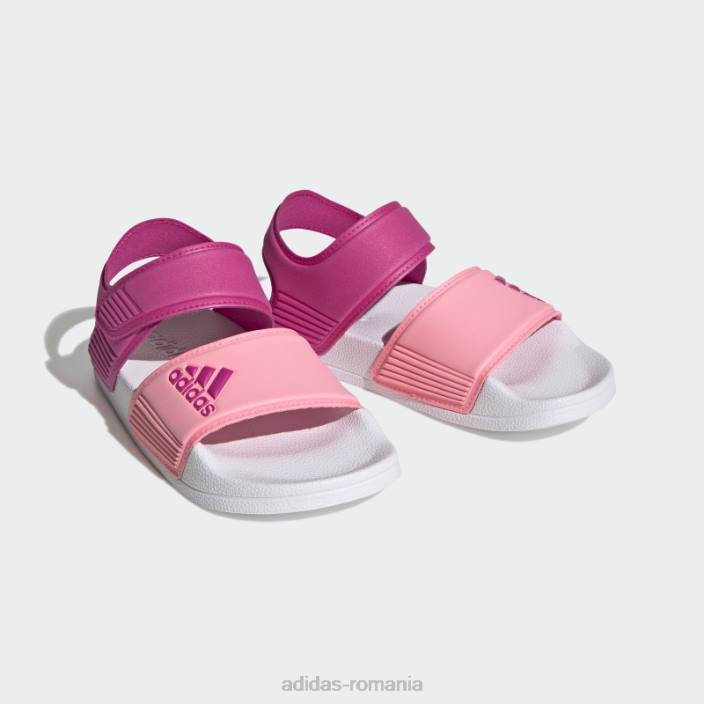 Adidas sandale fucsia adilette adidas copii fucsia/roz fascicul/mentă 2JBN17721