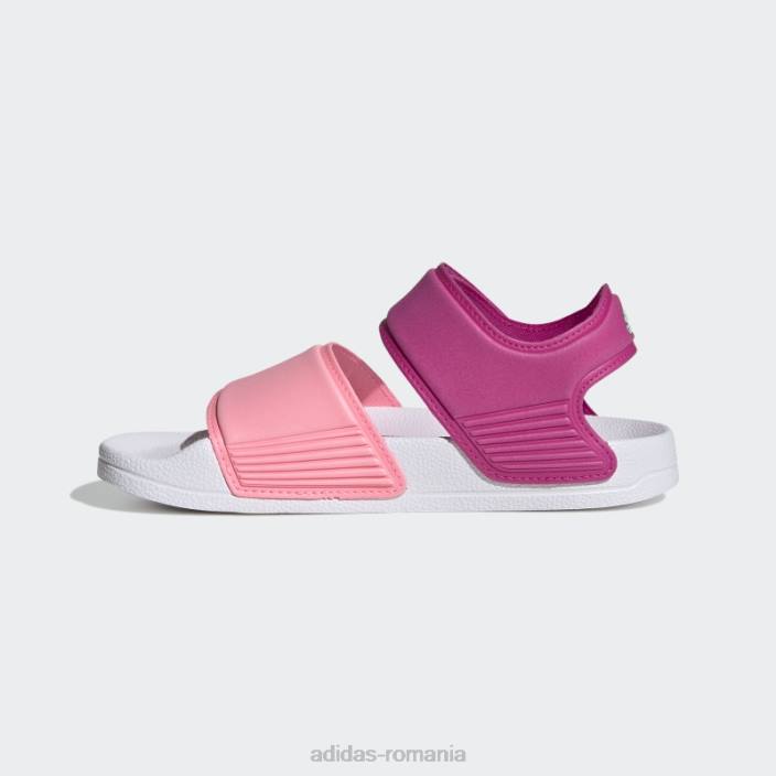 Adidas sandale fucsia adilette adidas copii fucsia/roz fascicul/mentă 2JBN17721