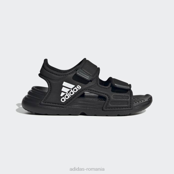Adidas sandale negre altaswim adidas copii negru/alb/gri 2JBN17817
