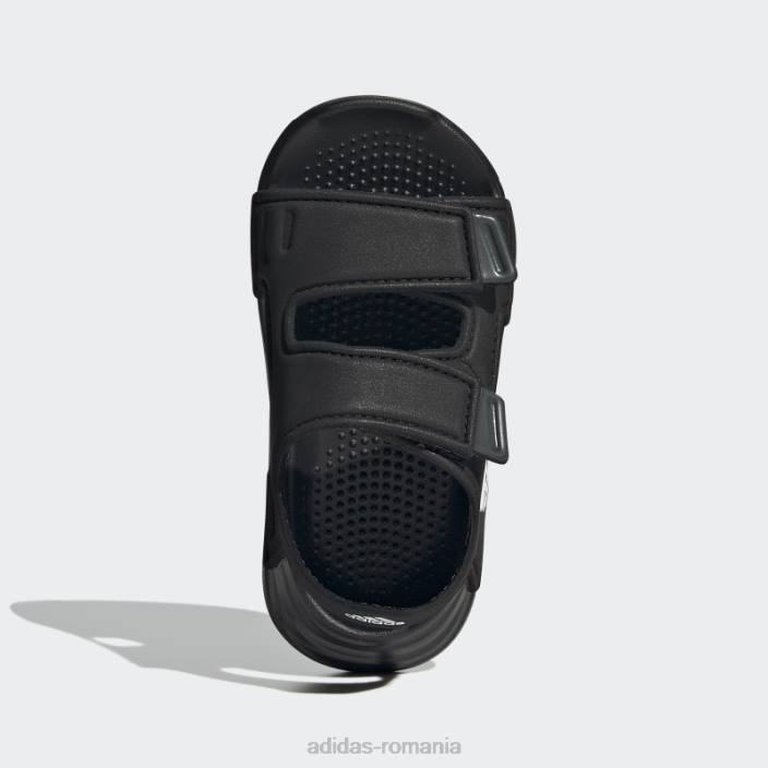 Adidas sandale negre altaswim adidas copii negru/alb/gri 2JBN17817