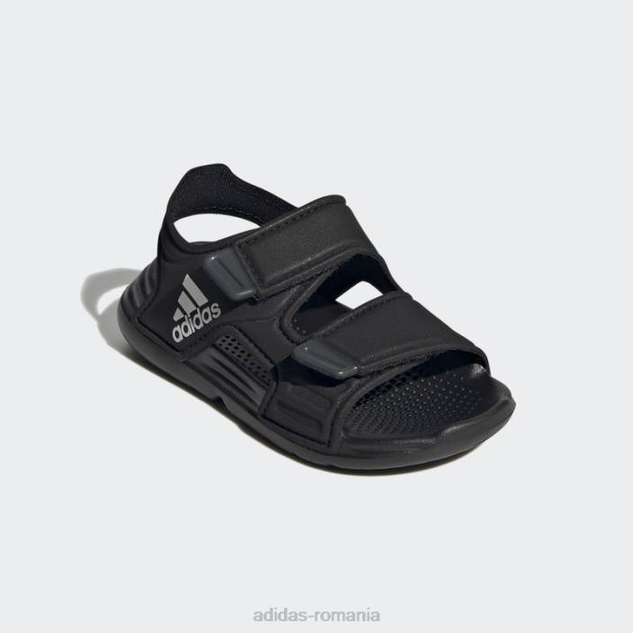 Adidas sandale negre altaswim adidas copii negru/alb/gri 2JBN17817