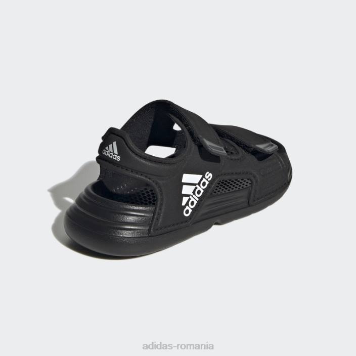 Adidas sandale negre altaswim adidas copii negru/alb/gri 2JBN17817