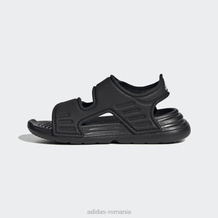Adidas sandale negre altaswim adidas copii negru/alb/gri 2JBN17817