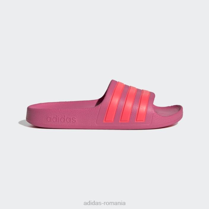 Adidas tobogane adilette aqua ton trandafir copii ton de trandafir/turbo 2JBN18067