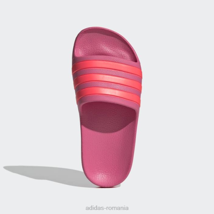 Adidas tobogane adilette aqua ton trandafir copii ton de trandafir/turbo 2JBN18067