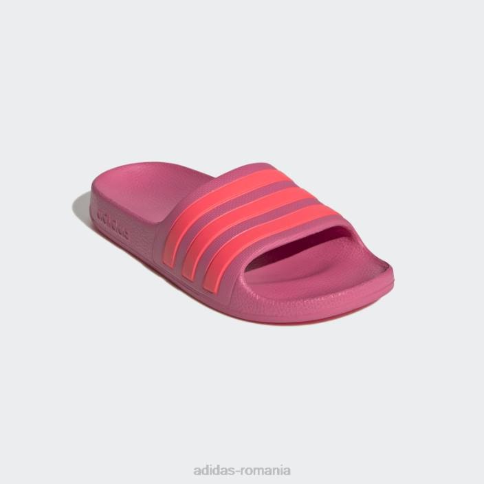 Adidas tobogane adilette aqua ton trandafir copii ton de trandafir/turbo 2JBN18067