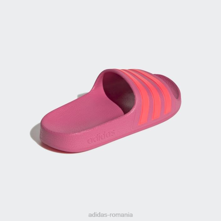 Adidas tobogane adilette aqua ton trandafir copii ton de trandafir/turbo 2JBN18067