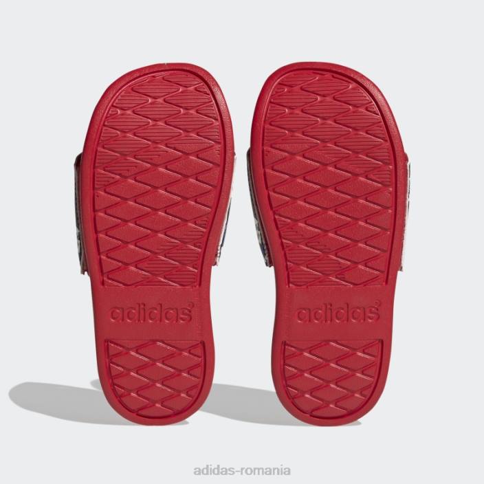 Adidas x disney adilette comfort paianjen paianjen negru copii negru/alb/stacojiu 2JBN3541