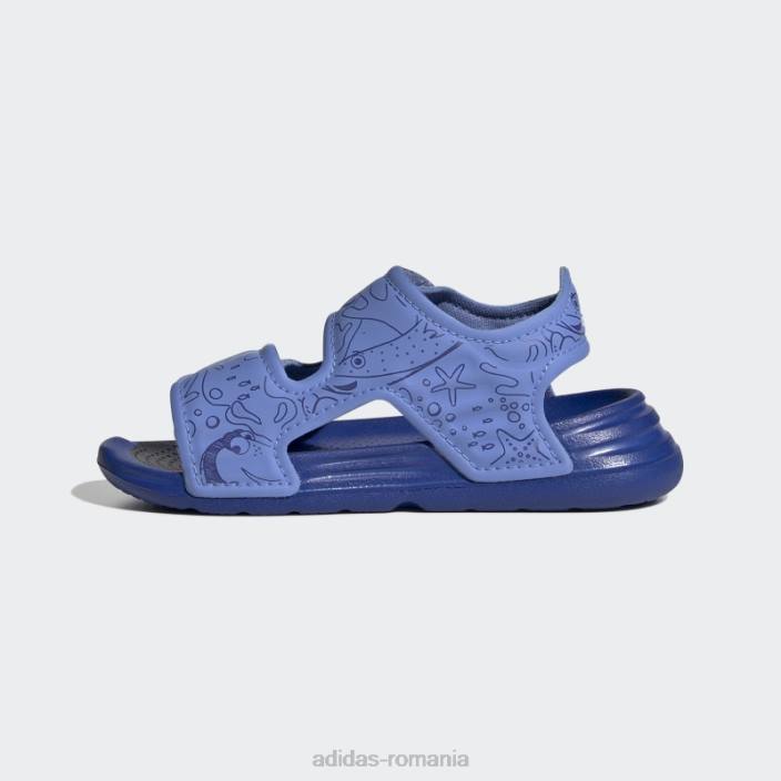 Adidas x disney altaswim gasirea nemo sandale de inot moda albastra copii albastru alb 2JBN18044