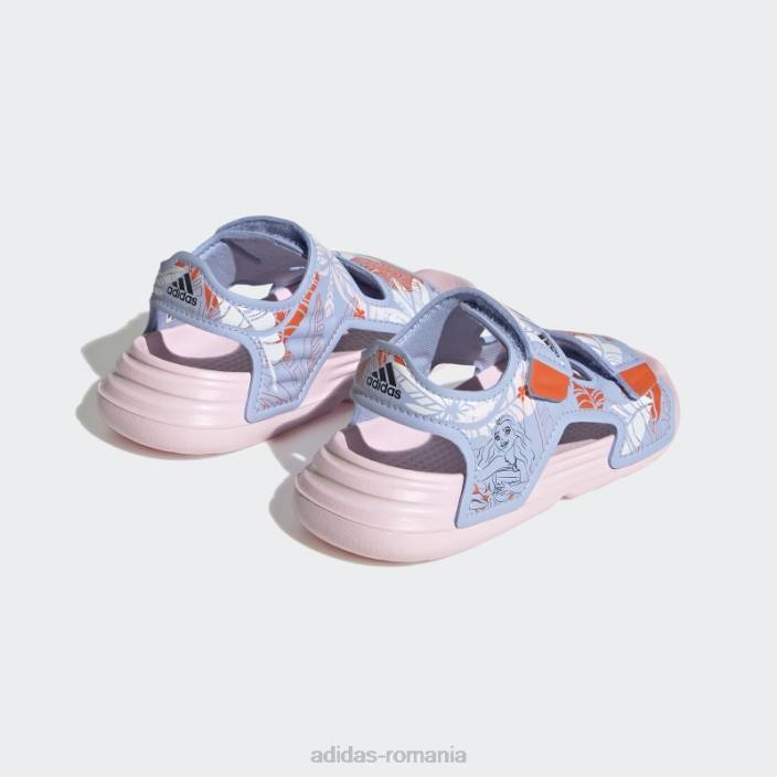 Adidas x disney altaswim moana sandale de înot albastru zori copii albastru zori/negru/portocaliu 2JBN17779
